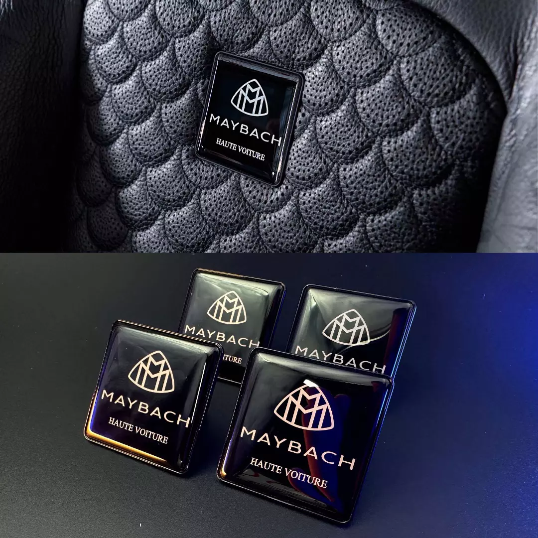 Maybach Metal Seat Emblems for Mercedes-Benz Cars