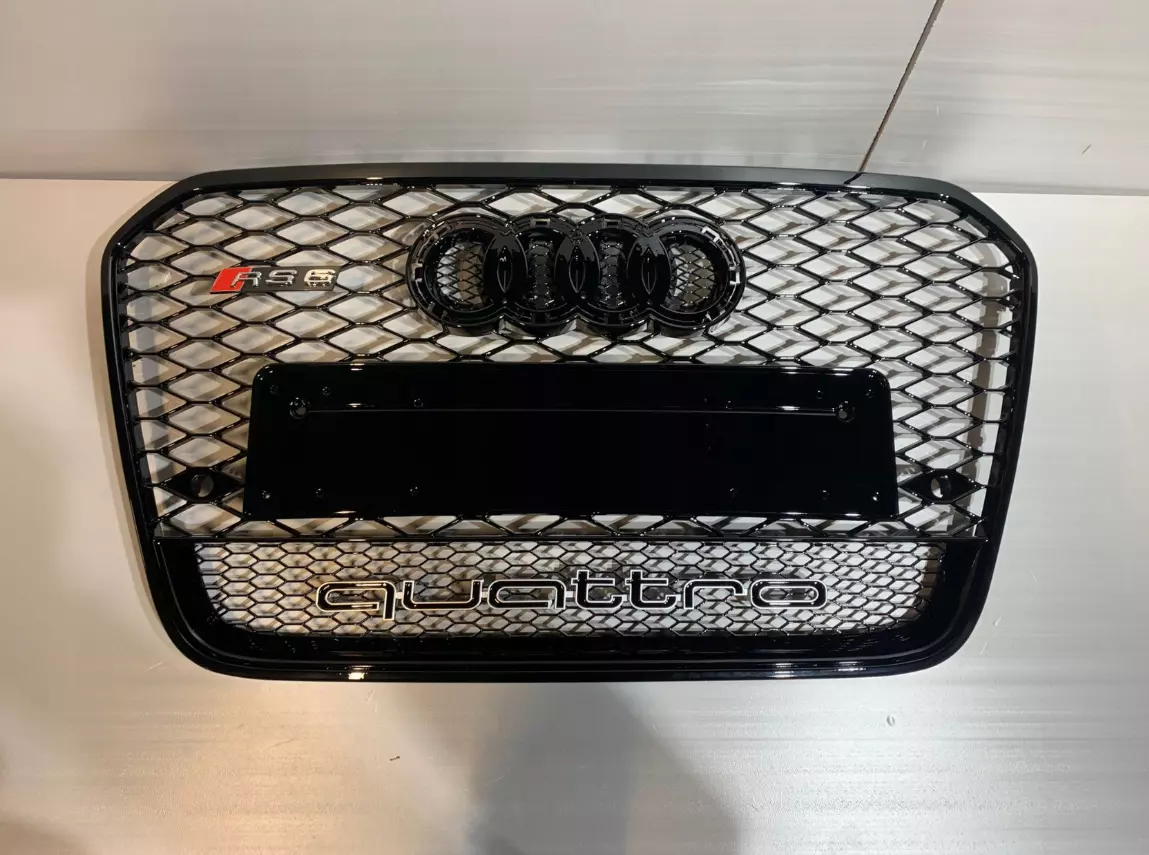 Front Bumper Radiator Grill Audi A6 Style RS6 2012-2015 QUATTRO
