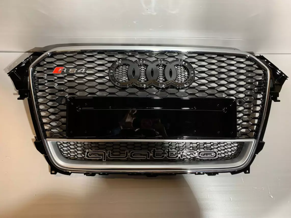 Front Bumper Radiator Grill Audi A4 Style RS4 12-15 Quattro