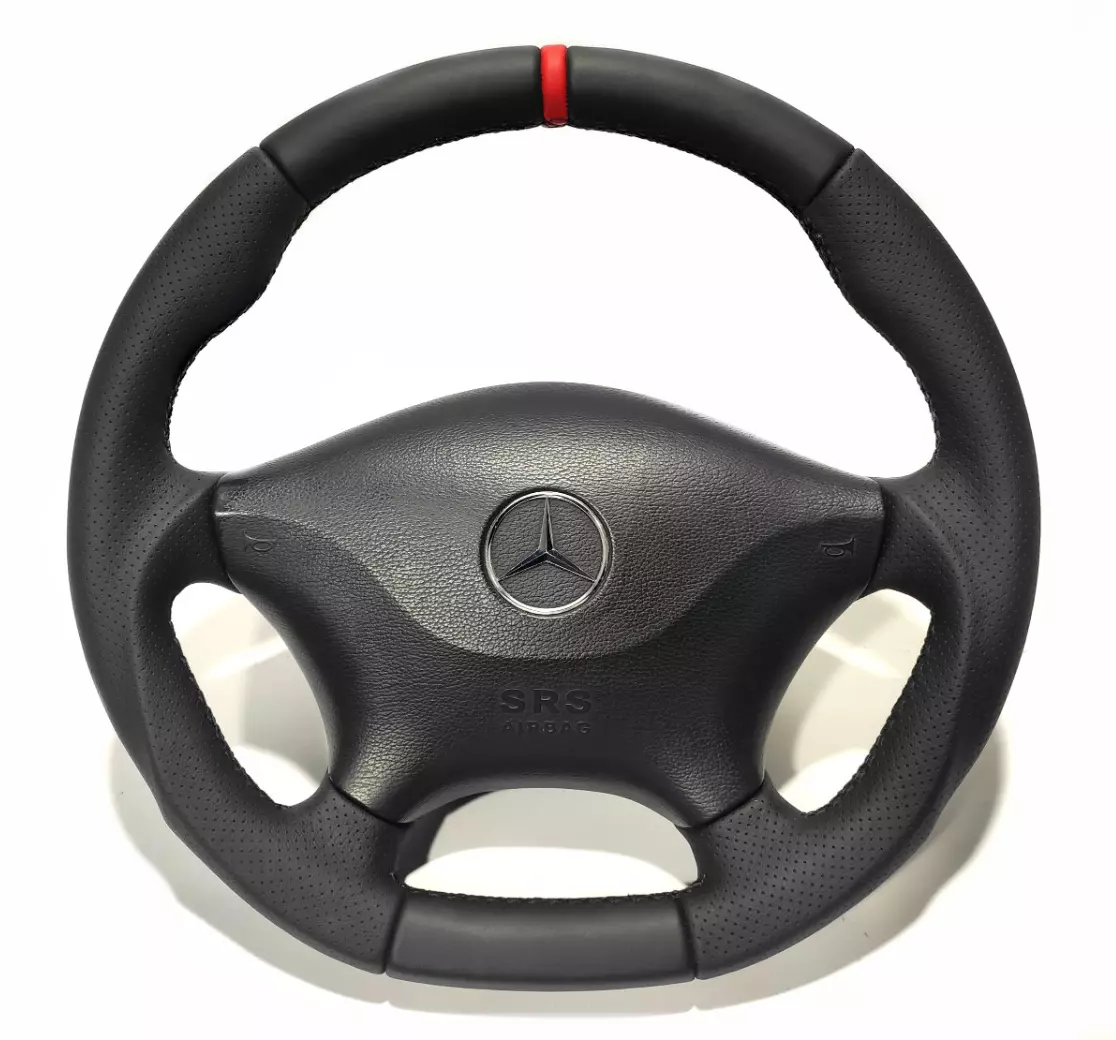 Mercedes-Benz Sprinter 2006-2015 Steering Wheel Black Leather