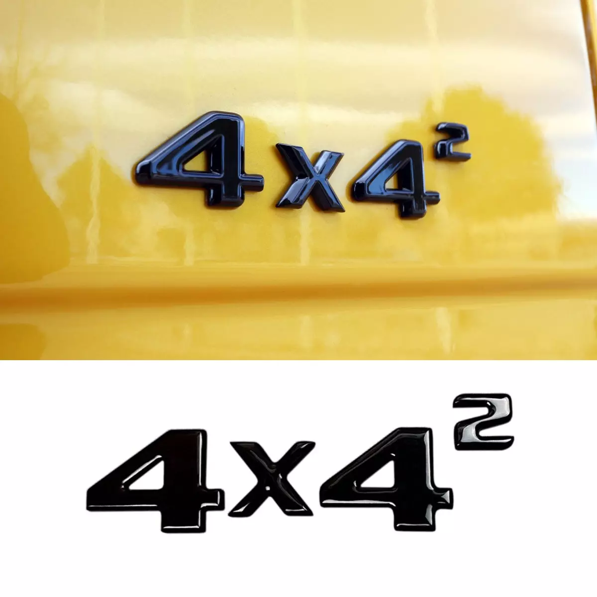 4x4 Squared Badge Trunk Emblem for Mercedes G Wagon W463