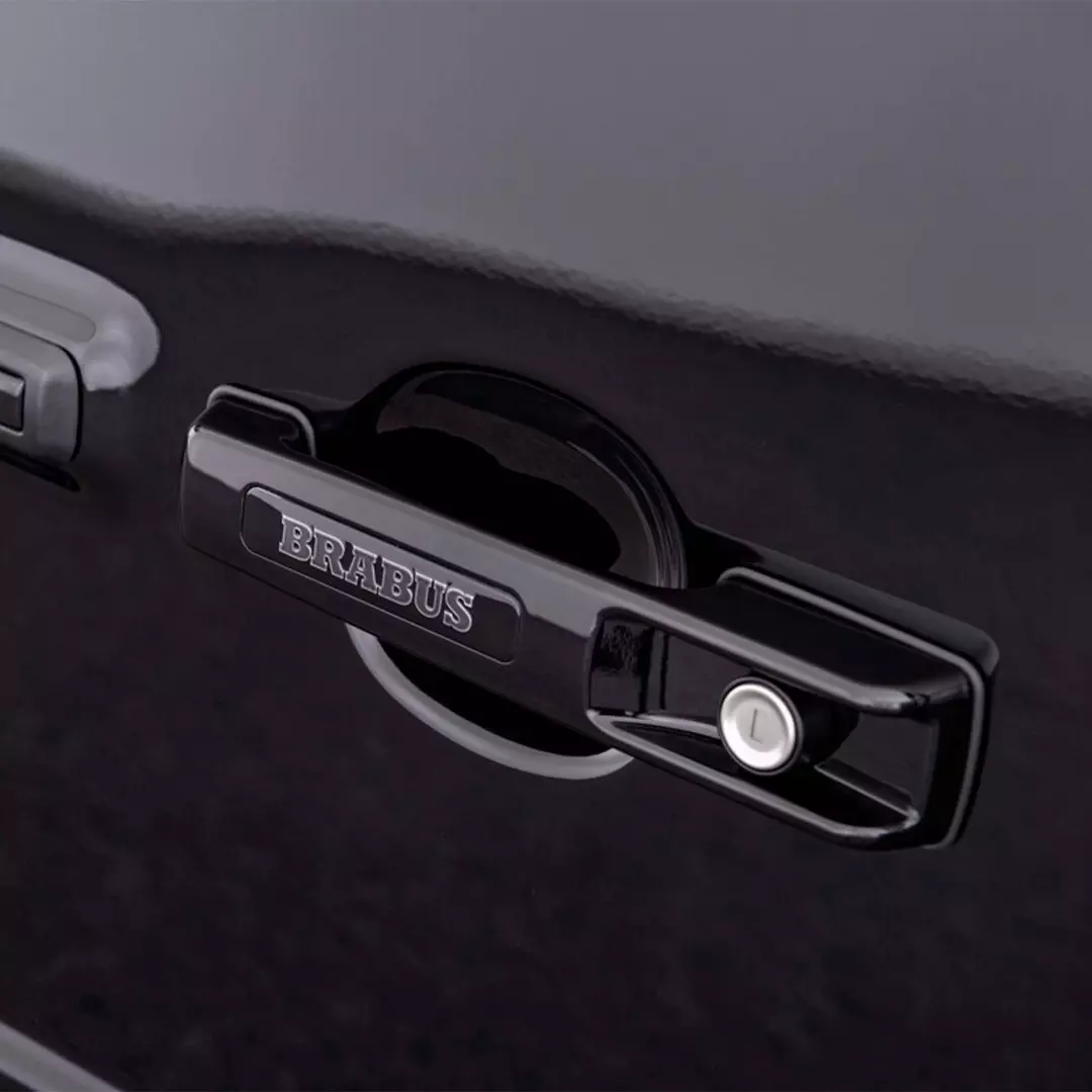 Mercedes-Benz G-Wagon W463 Brabus Glossy Black Door Handles Set 5 pcs