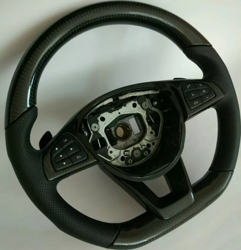 Mercedes-Benz CLA CLS GLE Steering Wheel Carbon Leather