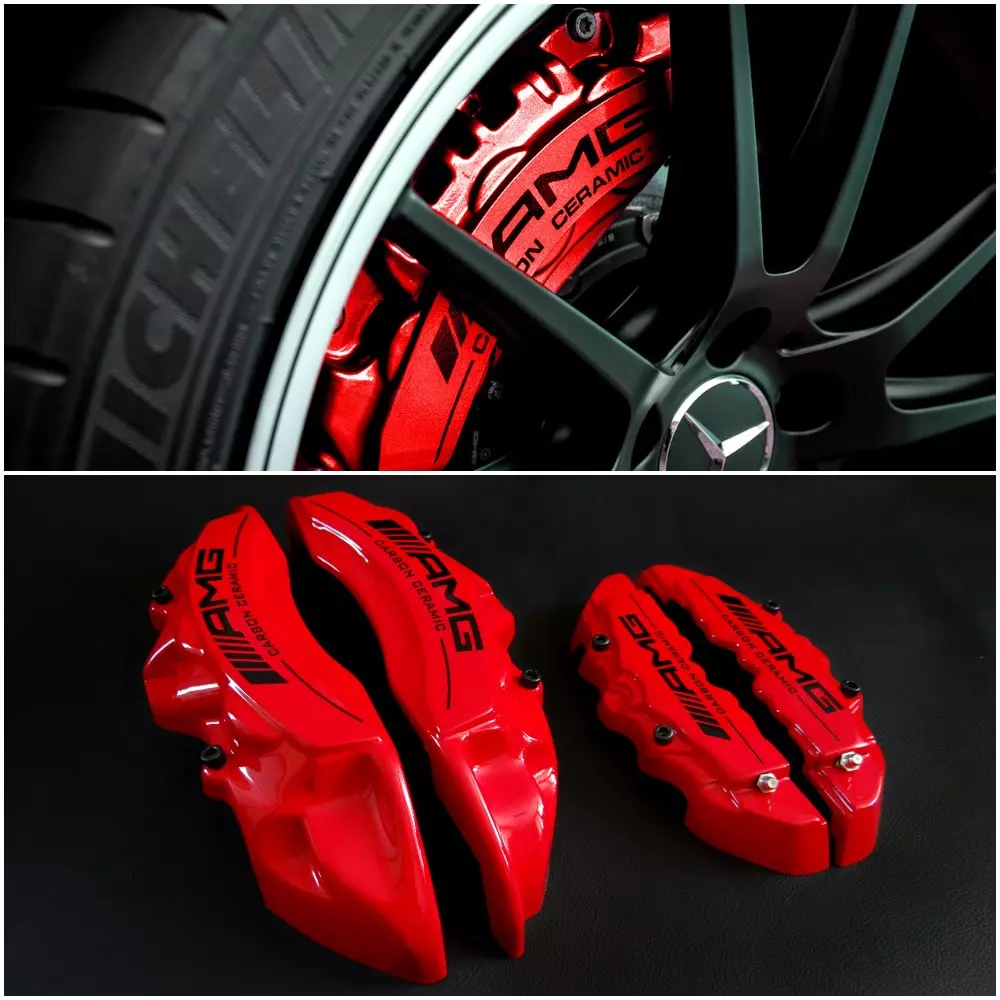 Mercedes-Benz G-Class W463 Red AMG Carbon Ceramic Style Brake Caliper Covers