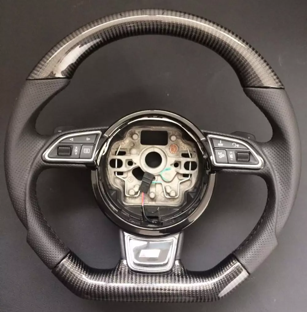 Audi RS6 RS4 RS5 RS7 SQ5 S4 S5 Steering Wheel Carbon Leather