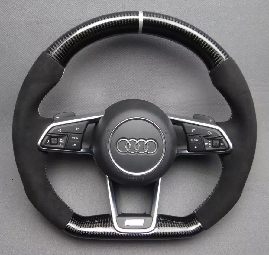Audi TT R8 Steering Wheel Carbon Fiber Alcantara