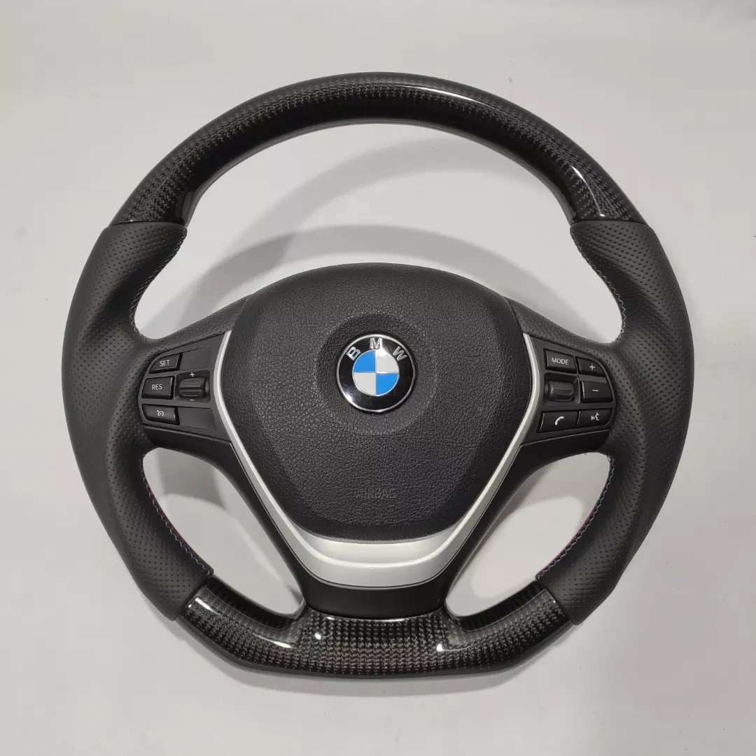 BMW F20 F30 F34 F36 3-Series Steering Wheel Carbon Leather