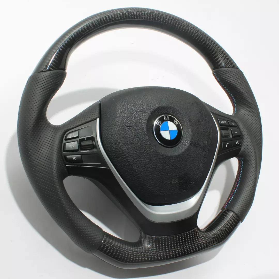 BMW F30 F31 F15 F16 Steering Wheel Carbon Leather