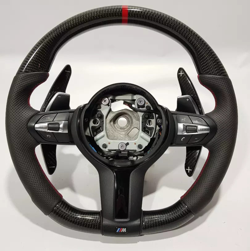 BMW F30 F20 X5 F15 X6 F16 Steering Wheel Carbon Leather