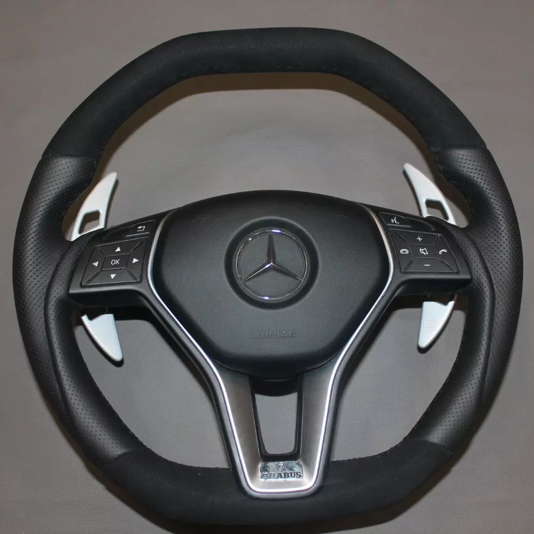 Mercedes-Benz CLA CLS GLE Steering Wheel Leather Alcantara