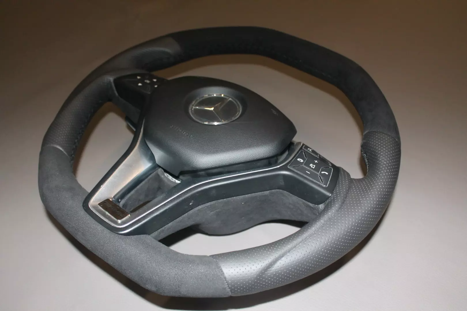 Mercedes-Benz CLA CLS GLE Steering Wheel Carbon Alcantara