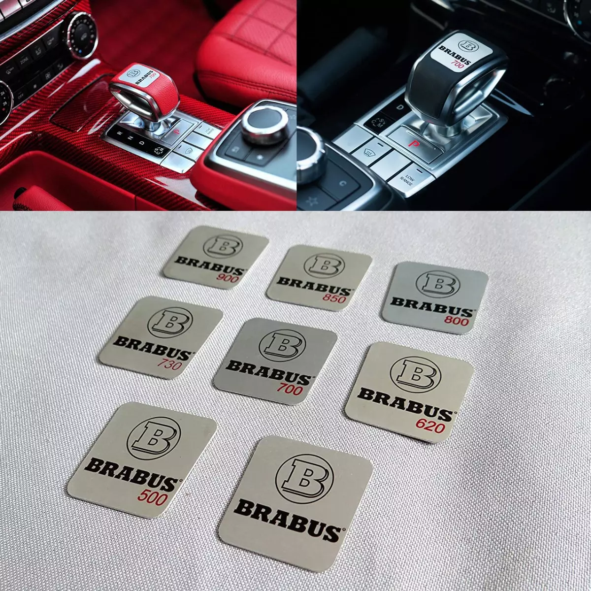 Brabus Emblem Badge for Automatic Gear Shift Knob W463 G-Class Mercedes-Benz