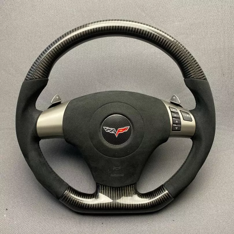 Chevrolet Corvette С6 Steering Wheel Carbon Alcantara