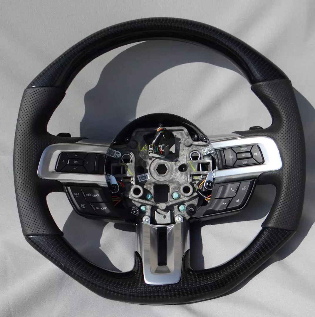 Ford Mustang Shelby GT Steering Wheel Carbon Leather