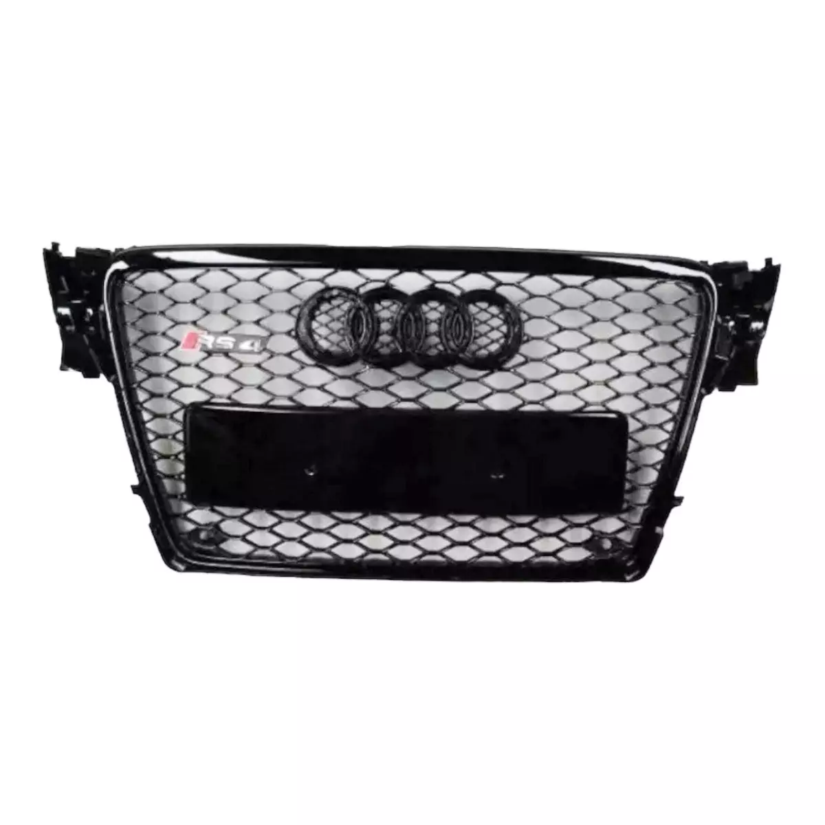Front Bumper Radiator Grill Audi A4 RS4 2008-2012 Black