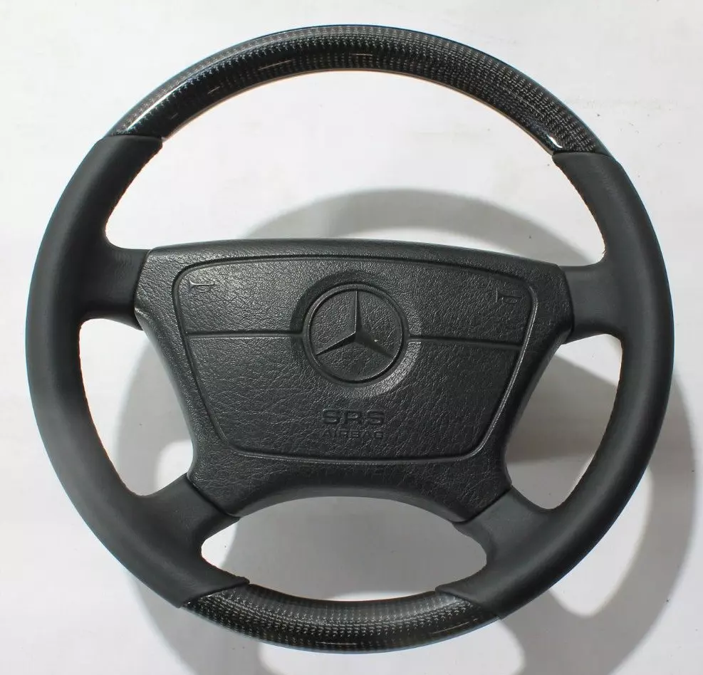 Mercedes-Benz W124 E-Class Steering Wheel Leather Carbon