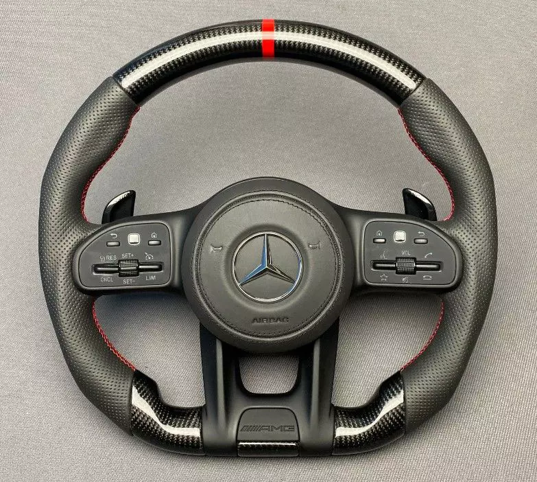 Mercedes-Benz G-Wagon W463A W213 W177 C217 W222 V167 Steering Wheel Carbon Leather