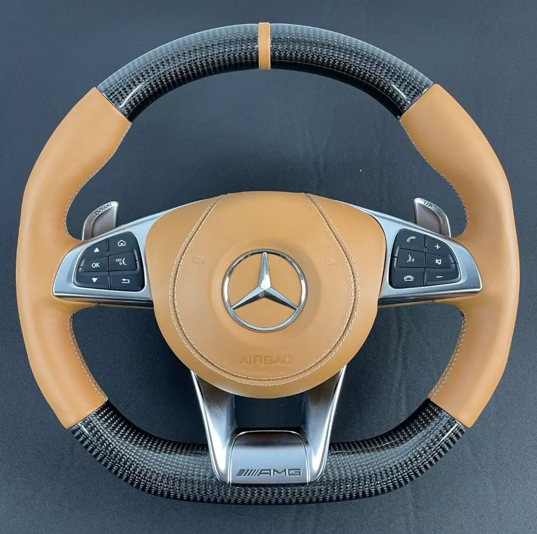 Carbon Fiber AMG Steering Wheel for Mercedes-Benz C-Class E-Class G-Class W205 W213 W463