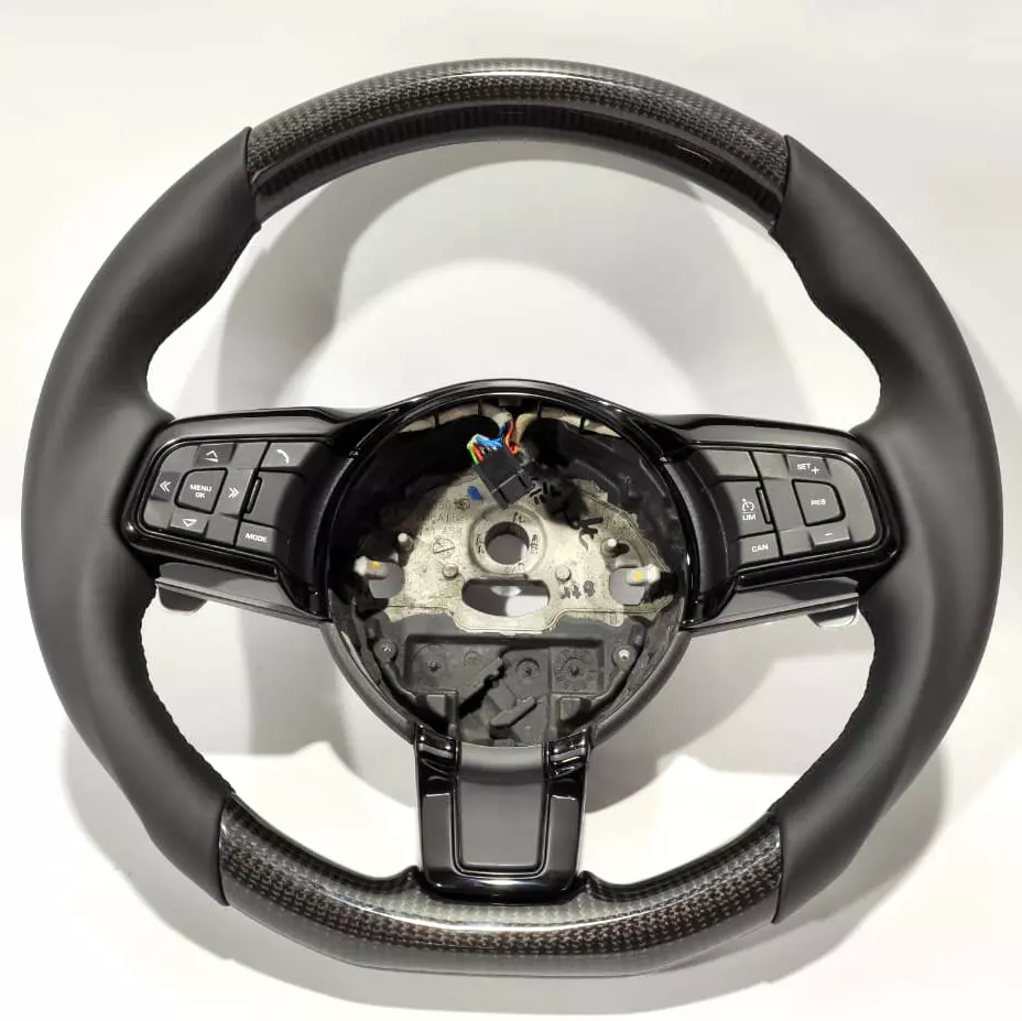 Jaguar F-Type XF Steering Wheel Carbon Leather