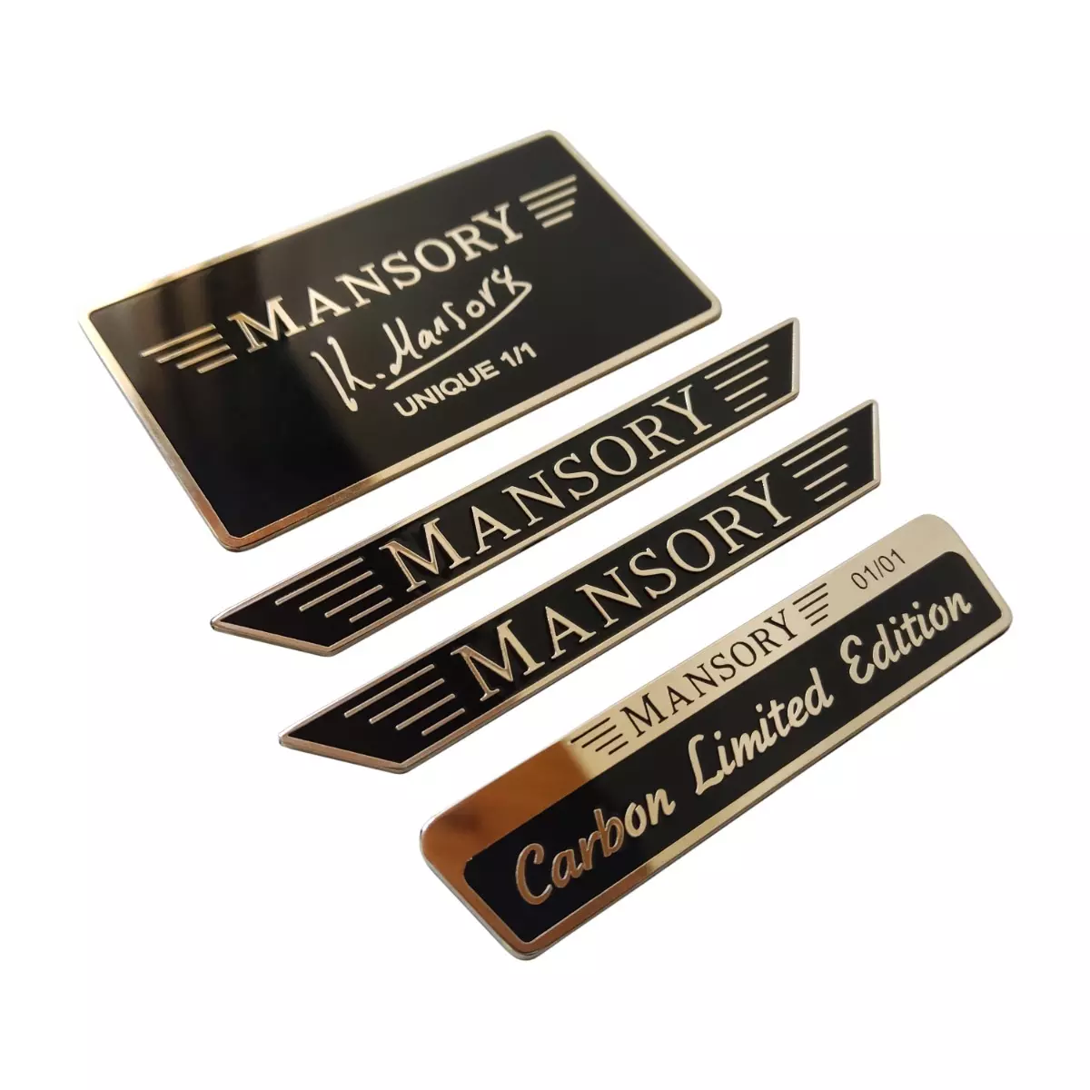 Mansory Emblems Set of 4 pcs