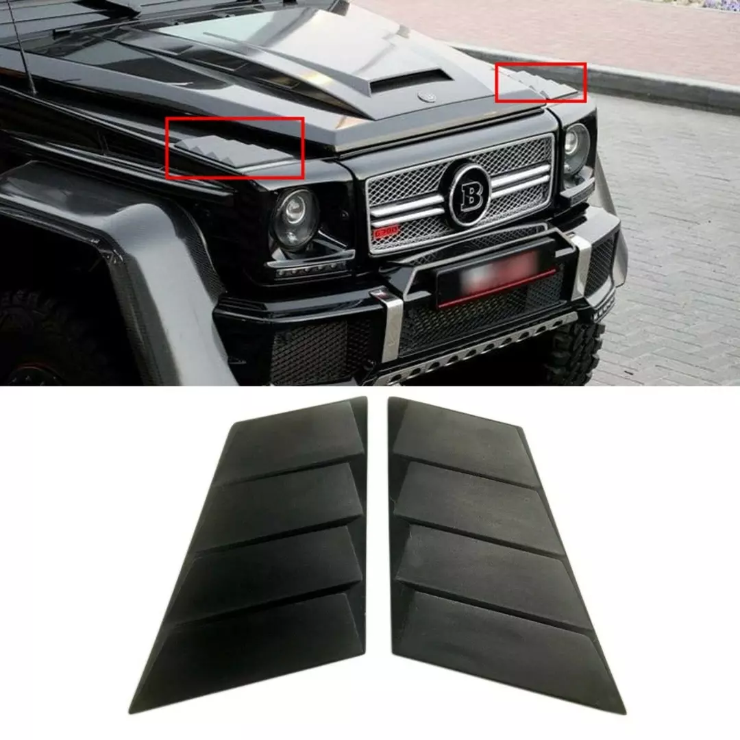 Mercedes-Benz W463 G-Wagon Brabus Front Fender Trim Covers Instead of Top Turn Signals