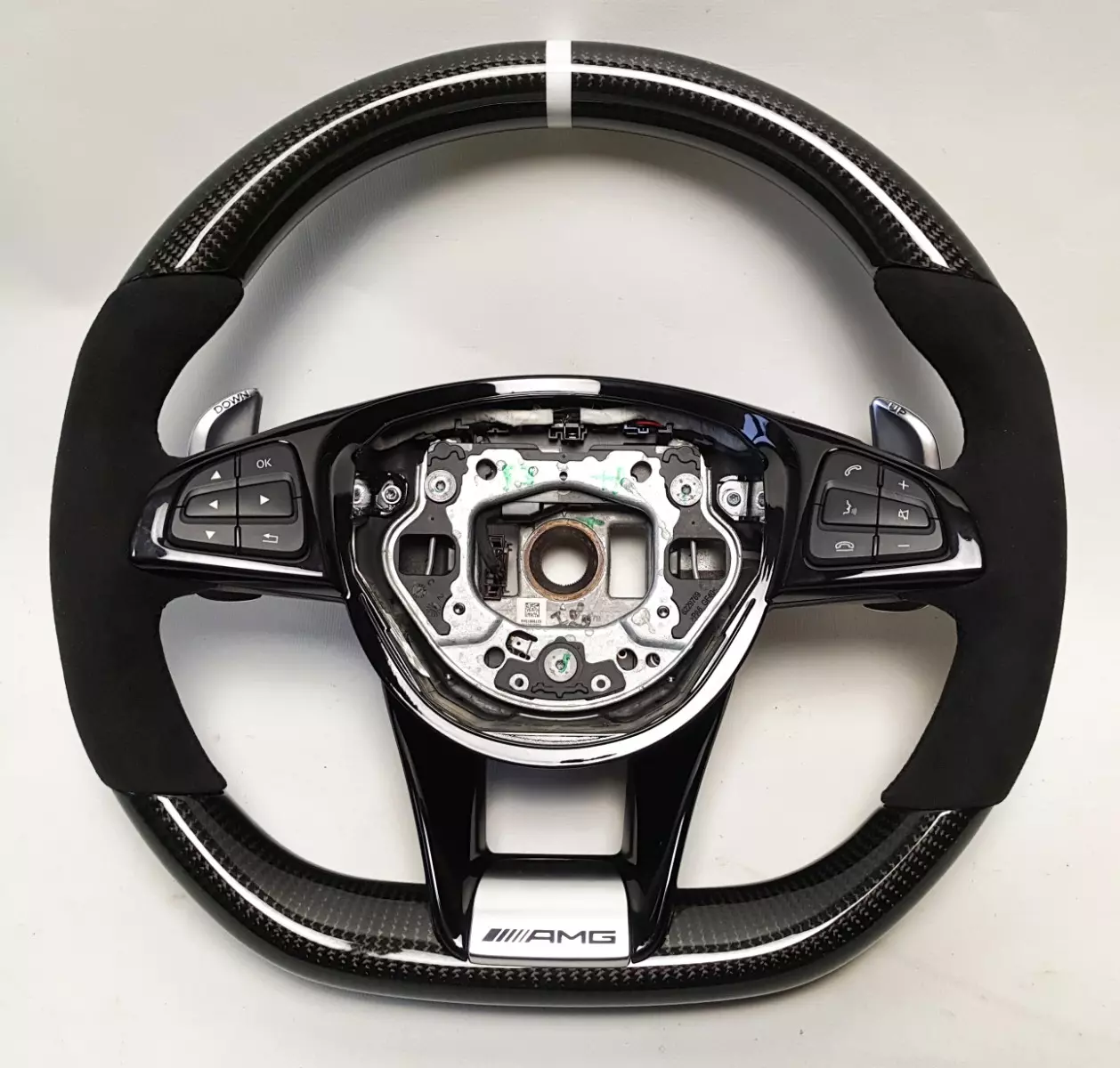 Mercedes-Benz GLC GLE GLS W205 Steering Wheel Carbon Alcantara