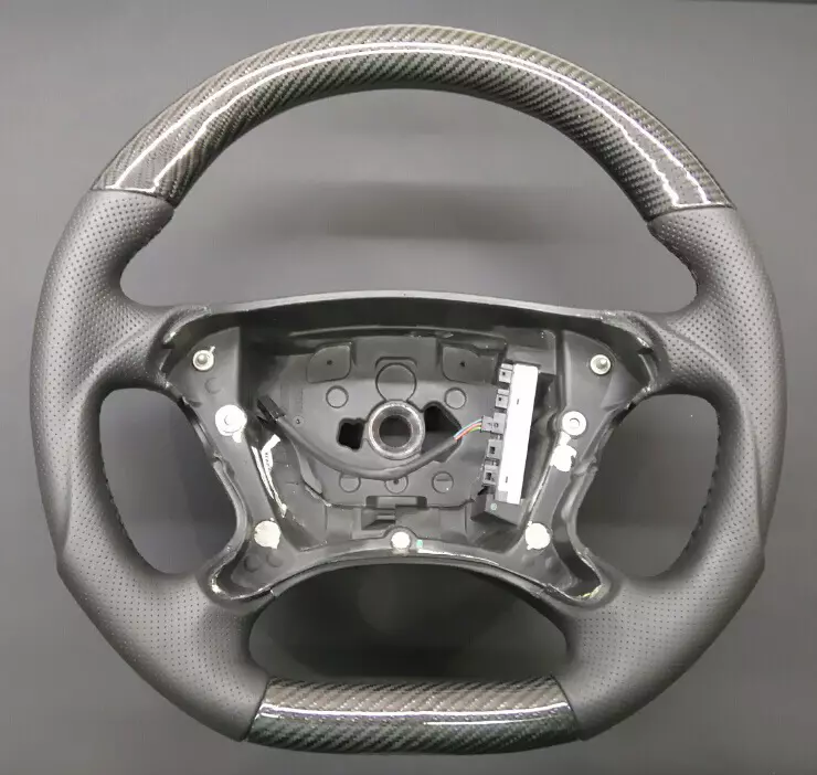 Mercedes-Benz CLK E-Class W209 W211 G-Class W463 Steering Wheel Carbon Leather