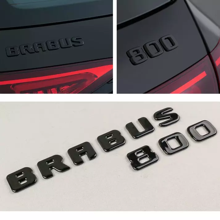Brabus 800 Emblem Rear Badge for Mercedes-Benz Cars
