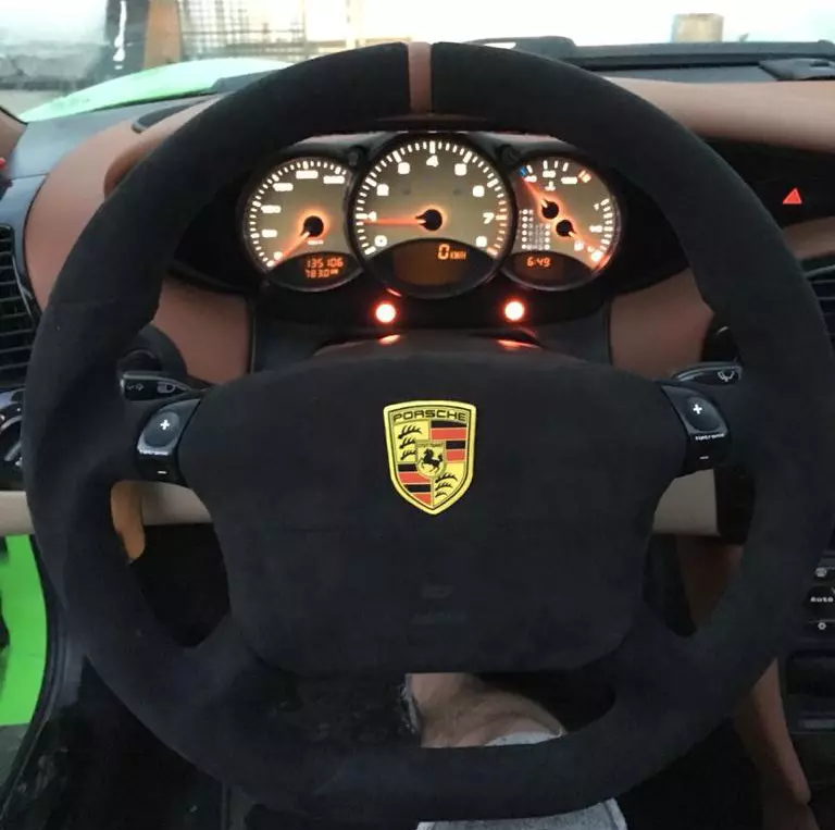 Porsche Boxster 986 Steering Wheel Alcantara