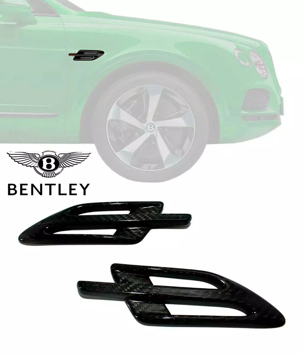 Carbon Side Vent Covers for Bentley Bentayga