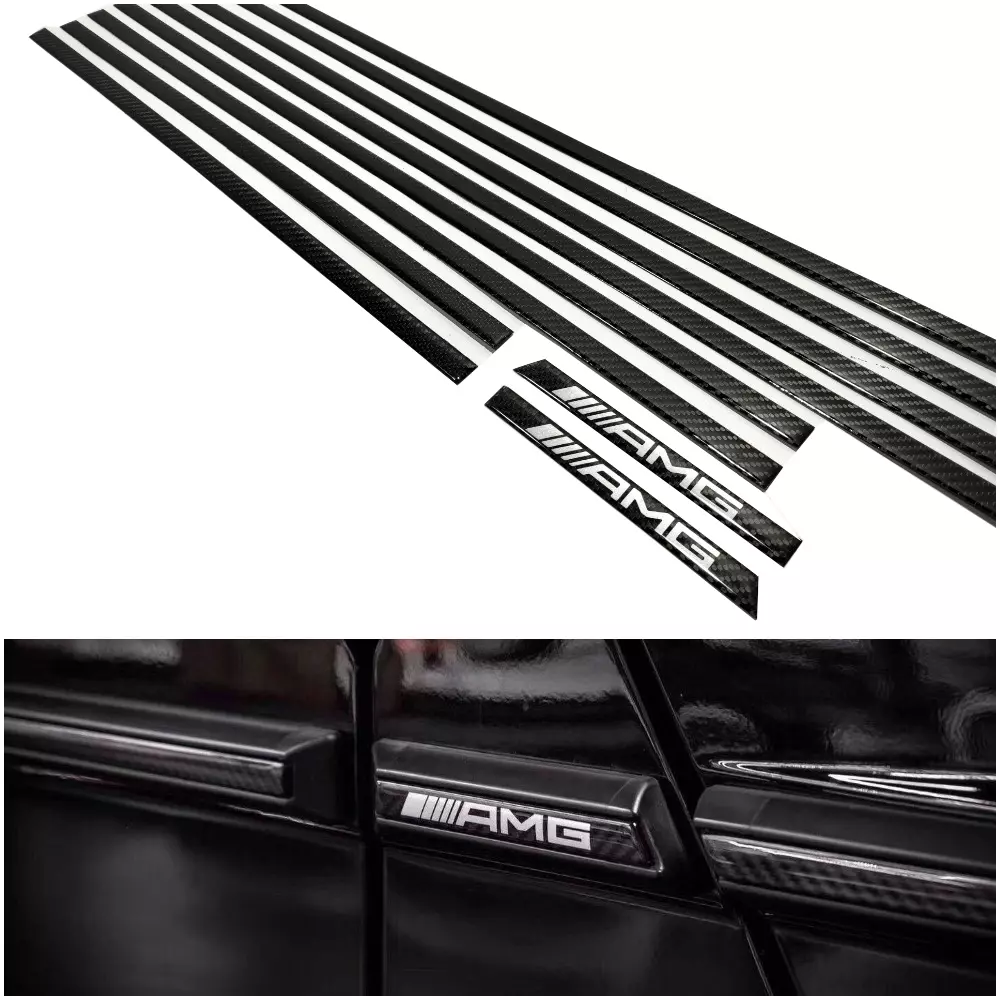 Carbon Fiber Side Moldings Insertions Set AMG Brabus for Mercedes-Benz W463 G-Class