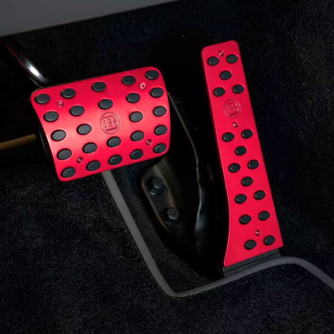Brabus Red Pedal Covers Set for G-Class W463A Mercedes-Benz