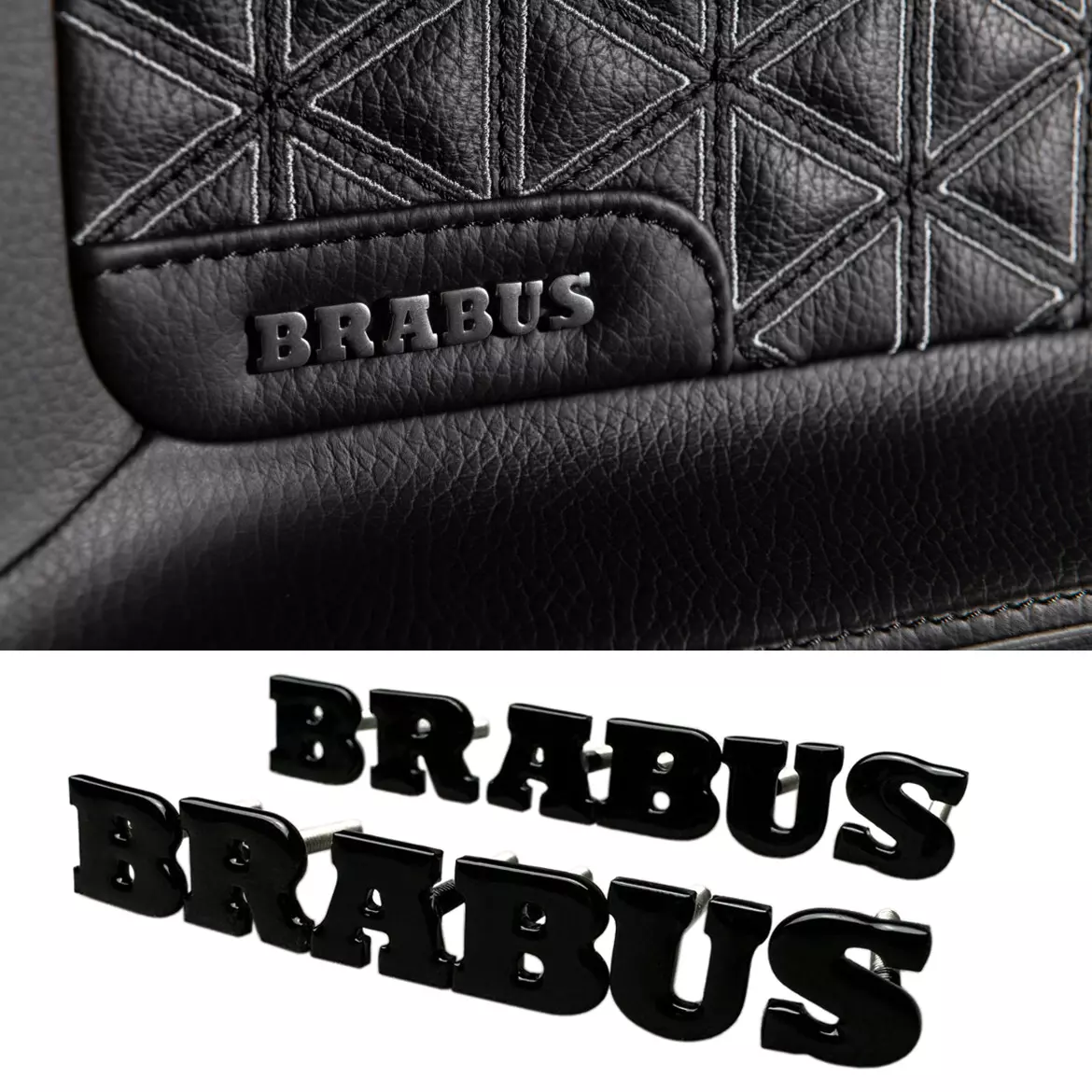 Brabus Emblems Interior Letters for Door Cards for Mercedes-Benz G-Class W463 W463A